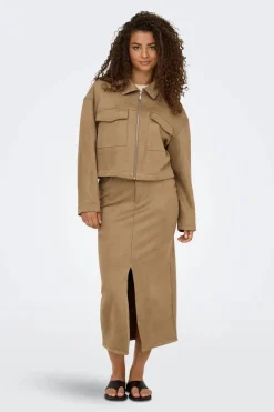 Only Overtøj & Jakker<Onlstina Life Faux Suede Jacket Cc