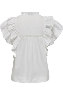 Only T-Shirts & Toppe<Onlsunny Capsl Frill Top 15347882
