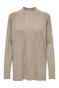 Only Bluser & Skjorter|Strik<Onltess Ls Long High Neck Knt