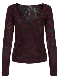 New Onlthea L/S Flock Top Bluser & Skjorter