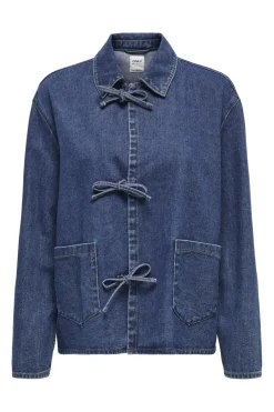 Hot Onlthille L/S Tie Jacket Gua Overtøj & Jakker|Ammevenligt Tøj