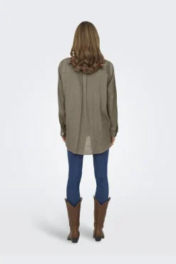 Sale Onltokyo L/S Lin Bl Shirt Bluser & Skjorter|Ammevenligt Tøj