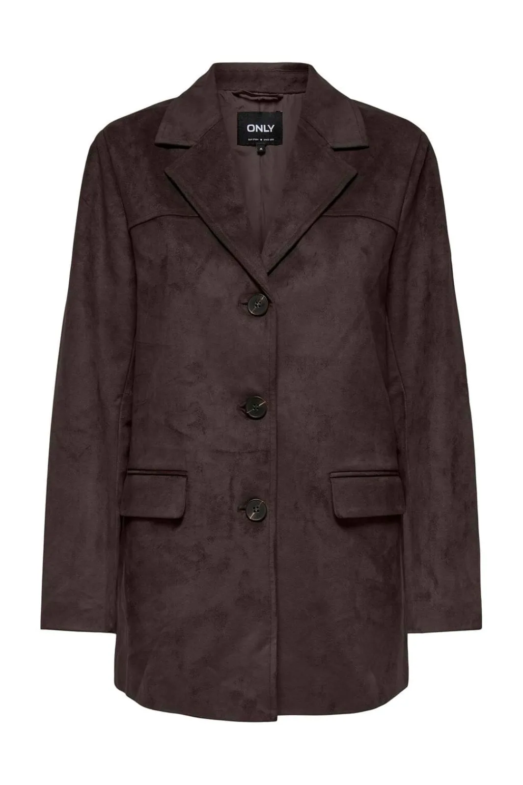 Hot Onltulip Faux Suede Blazer Coat Overtøj & Jakker|Blazere