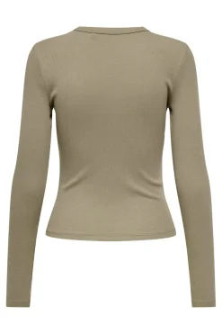 Outlet Onlval L/S O-Neck Top T-Shirts & Toppe|Bluser & Skjorter