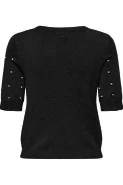 Only T-Shirts & Toppe<Onlvenice Life Ss Pearl O-Neck Knt