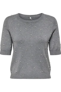 Best Onlvenice Life Ss Pearl O-Neck Knt T-Shirts & Toppe
