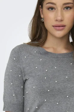 Best Onlvenice Life Ss Pearl O-Neck Knt T-Shirts & Toppe