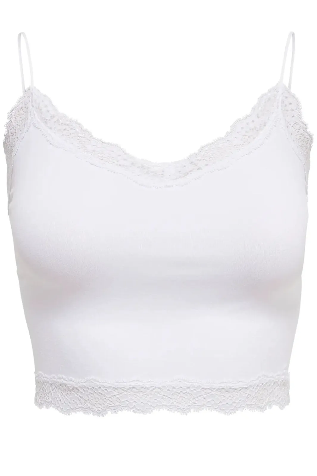 Hot Onlvicky Lace Seamless Cropped Top Nattøj & Lingeri