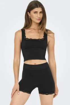 Sale Onlvicky Lace Singlet Square Neck Acc Nattøj & Lingeri