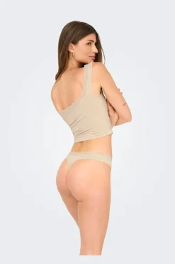 Only Nattøj & Lingeri<Onlvicky Lace Singlet Square Neck Acc