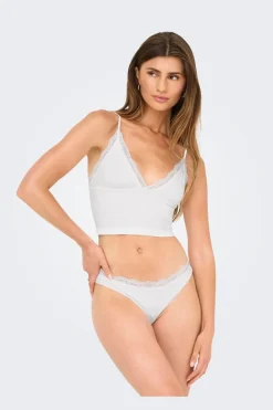 Only Nattøj & Lingeri<Onlvicky Lace Singlet V-Neck Acc