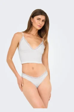 Only Nattøj & Lingeri<Onlvicky Lace Singlet V-Neck Acc
