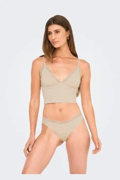 Sale Onlvicky Lace Singlet V-Neck Acc Nattøj & Lingeri