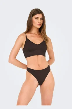 Outlet Onlvicky Rib Seamless Vneck Top Acc Nattøj & Lingeri