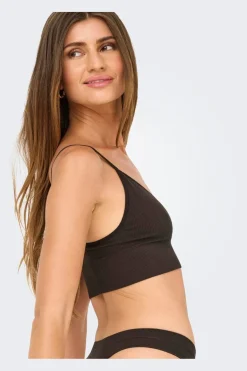 Outlet Onlvicky Rib Seamless Vneck Top Acc Nattøj & Lingeri