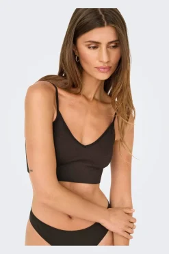 Outlet Onlvicky Rib Seamless Vneck Top Acc Nattøj & Lingeri