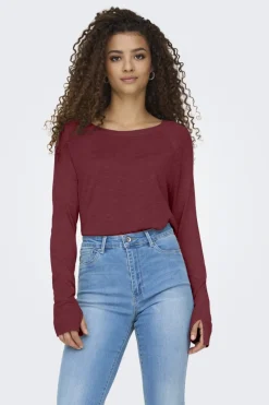 Only Strik|Bluser & Skjorter<Onlvienna Ls O-Neck Knt
