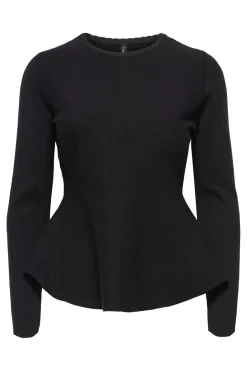 Clearance Onlvilda Ls Peplum O-Neck Knt Strik|Bluser & Skjorter