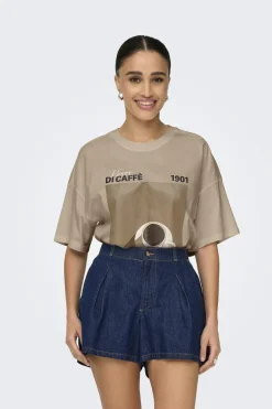 Only T-Shirts & Toppe<Onlvivvi Life S/S Lovely Top