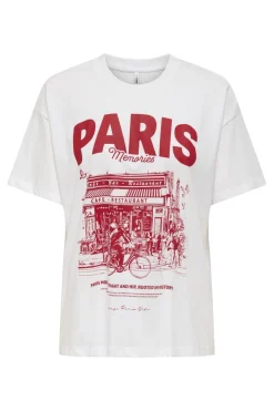 Outlet Onlvivvi Life S/S Lovely Top T-Shirts & Toppe