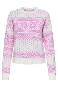 Only Bluser & Skjorter|Strik<Onlxmas Threea Pullover Knt