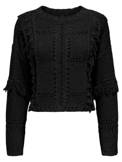 Sale rsa Life Ls Fringe O-Neck Cc Knt Bluser & Skjorter|Strik