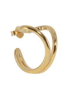 Jane Kønig Øreringe<Open Heart Hoop OHH-AW25-G