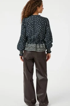 Neo Noir Bluser & Skjorter|Ammevenligt Tøj<Ora Mini Border Blouse 164597