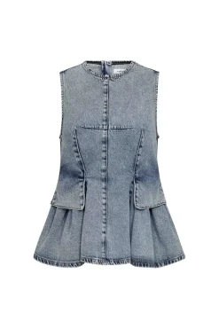 Clearance Pancycc Denim Top 43008 T-Shirts & Toppe
