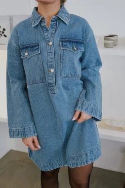 New Paras Denim Dress Kjoler|Ammevenligt Tøj