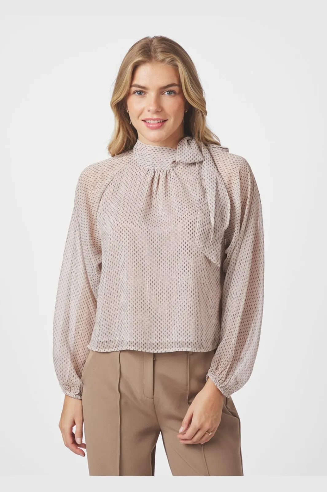 Outlet Patti Double Dot Blouse 166724 Bluser & Skjorter