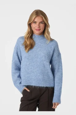 Hot Paulina Fluffy Knit Blouse 164729 Bluser & Skjorter