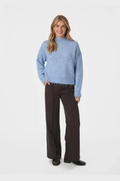 Hot Paulina Fluffy Knit Blouse 164729 Bluser & Skjorter