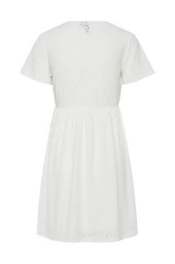 New Pcabby Brod Ang Ss Dress Kjoler