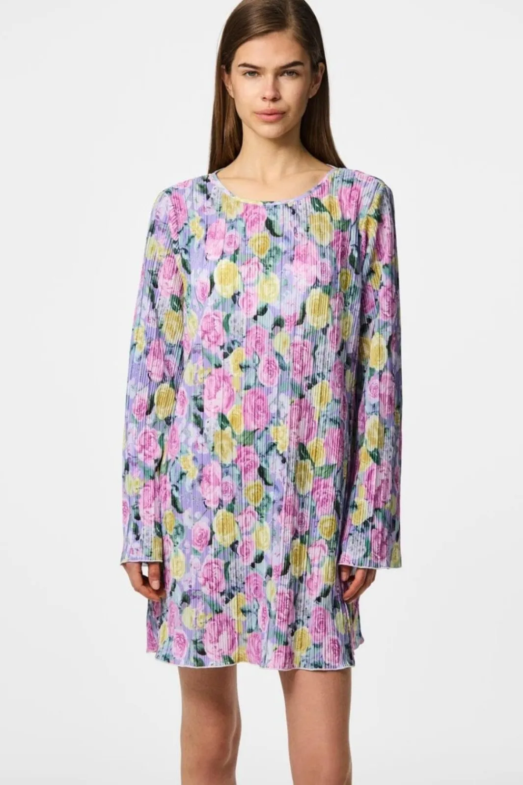 Pieces Kjoler<Pcamber Ls Short Dress Kca
