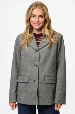Clearance Pcbianca Ls Blazer Jacket Overtøj & Jakker