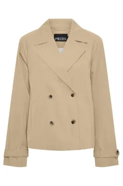 Online Pcbille Short Trenchcoat Overtøj & Jakker