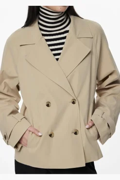 Online Pcbille Short Trenchcoat Overtøj & Jakker