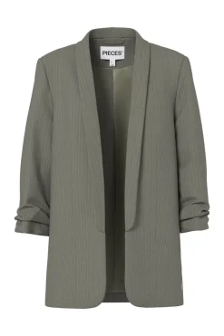 Pieces Blazere<Pcbosella 3/4 Pinstripe Blazer