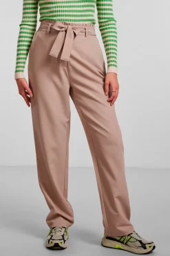 Best PcBoss Hw Paperbag Straight Pants Noos Bukser, Jeans & Leggings
