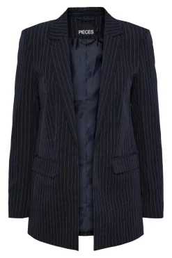 New Pcbossy Ls Loose Striped Blazer Noos Blazere