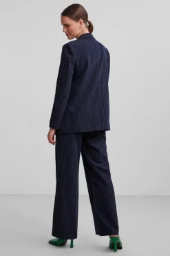 New Pcbossy Ls Loose Striped Blazer Noos Blazere