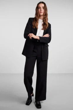 Sale Pcbossy Wide Plain Pant Bukser, Jeans & Leggings