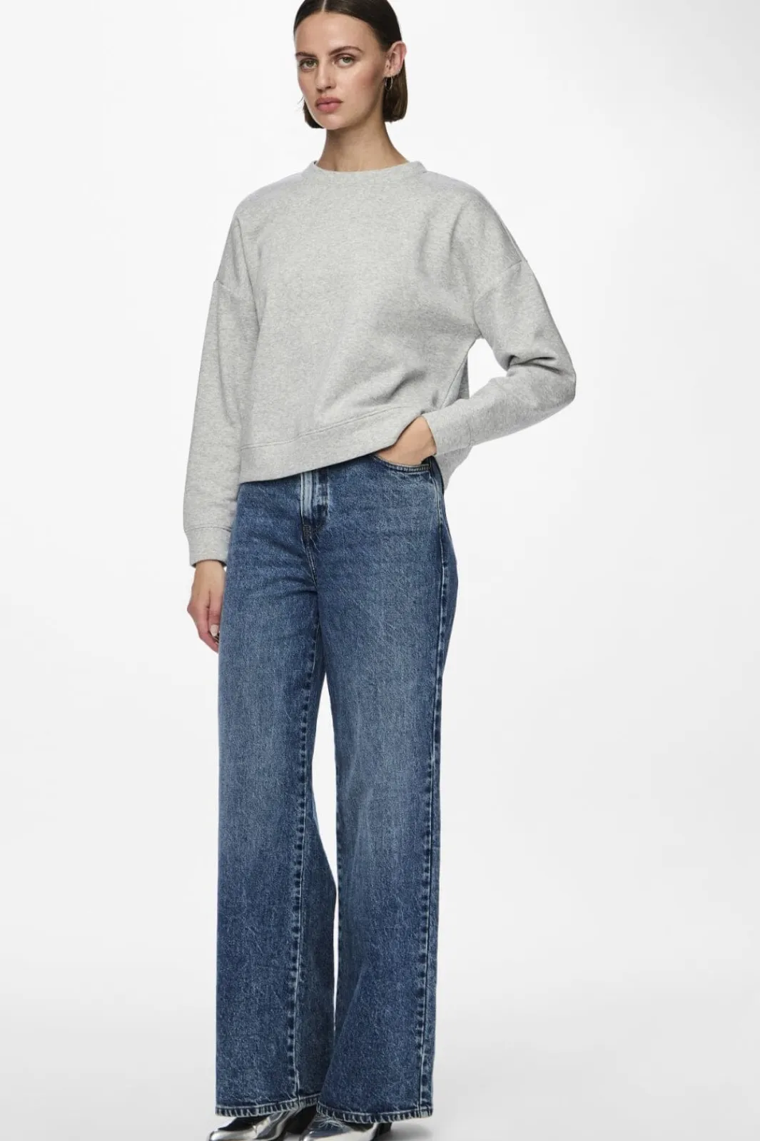 Clearance Pcchilli Ls Sweat Bluser & Skjorter|Sæt 🛍️