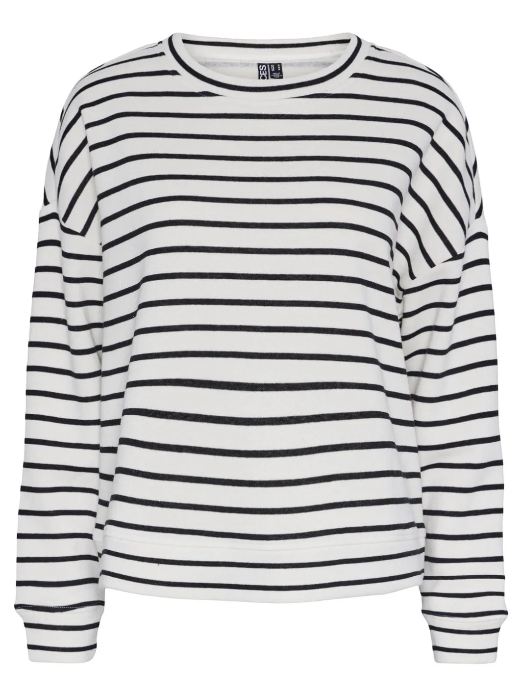 Pieces Bluser & Skjorter|Sæt 🛍️<Pcchilli Ls Sweat Stripes