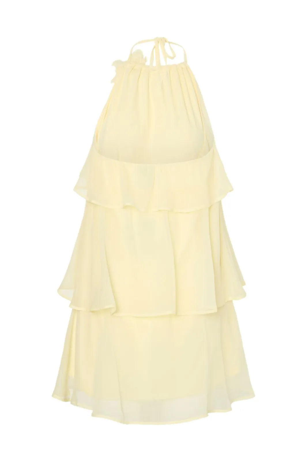 New Pcclara Sl Short Layred Dress Kca Kjoler