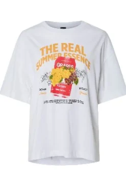 Pieces T-Shirts & Toppe<Pcclaude Ss Printed T-Shirt