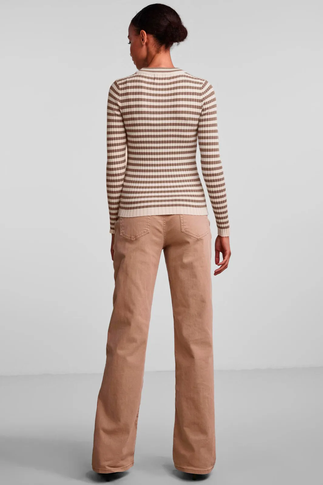 Pieces Bluser & Skjorter<Pccrista Ls O Neck Knit Noos Bc