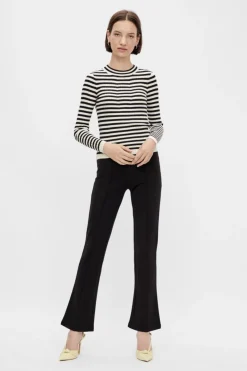 Pieces Bluser & Skjorter<Pccrista Ls O-Nech Knit Noos