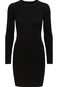 Pieces Kjoler<PcCrista LS O-Neck Knit Dress